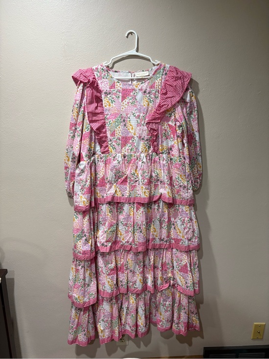 Simply Southern Dresses & Skirts - Simply Southern Pink Floral Patchwork dress